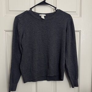 H&M Women’s Charcoal Crew Neck Sweater